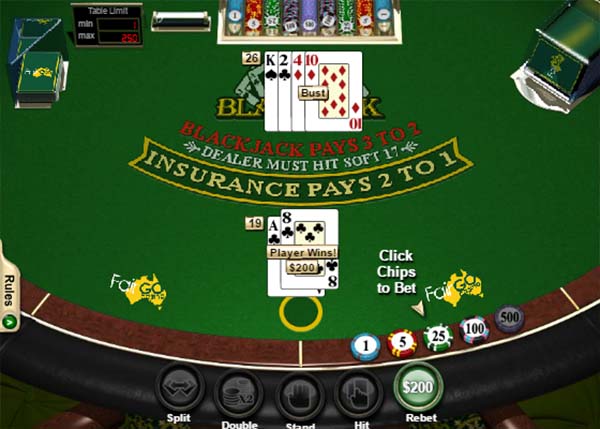 Fair Go Casino Blackjack
